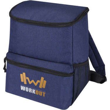Logo trade business gifts image of: Excursion GRS RPET cooler backpack 12L