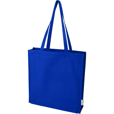 Logotrade promotional gift picture of: Florida 270 g/m² GRS recycled gusset tote bag 14L