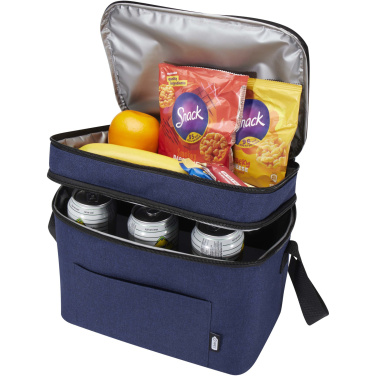 Logotrade promotional products photo of: Tundra GRS RPET double compartments cooler bag 13L