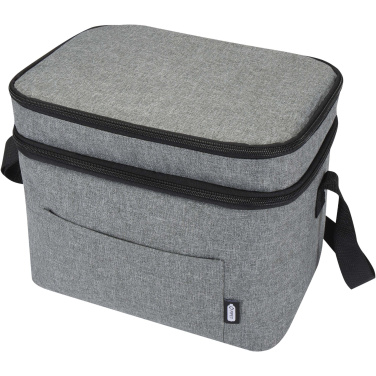 Logo trade advertising products image of: Tundra GRS RPET double compartments cooler bag 13L