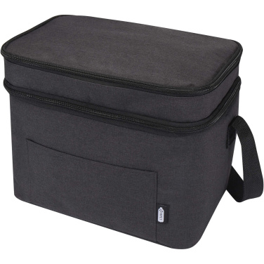 Logotrade business gift image of: Tundra GRS RPET double compartments cooler bag 13L