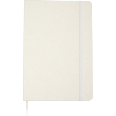 Logotrade promotional item picture of: Bass A5 recycled hard cover notebook with lined pages