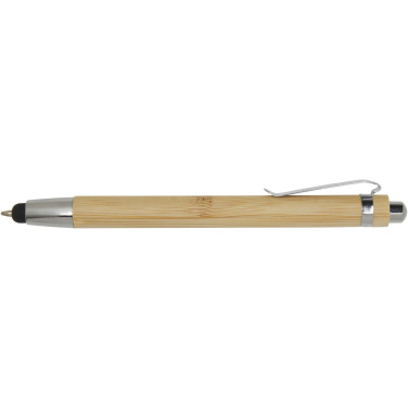 Logo trade promotional gifts image of: Elm bamboo ballpoint pen