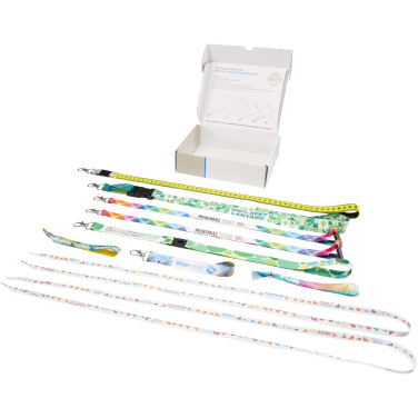 Logo trade promotional giveaways image of: Sublimation lanyards sample box