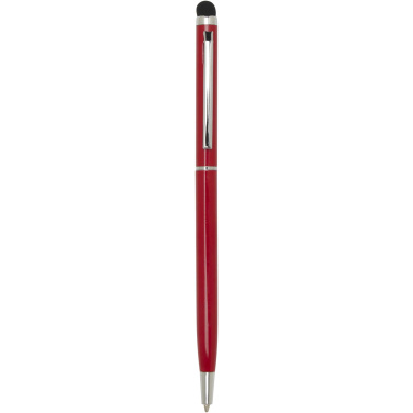 Logo trade promotional merchandise photo of: Ore aluminium ballpoint pen with stylus