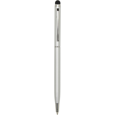 Logo trade promotional merchandise image of: Ore aluminium ballpoint pen with stylus