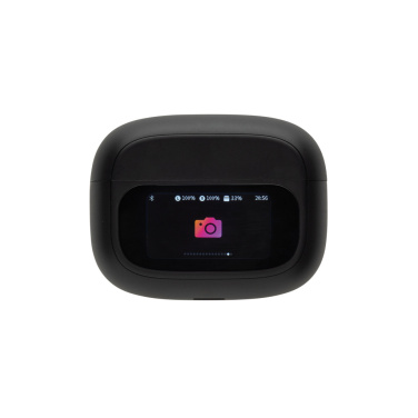 Logotrade promotional merchandise image of: Airtune RCS recycled plastic ANC earbuds with touch screen