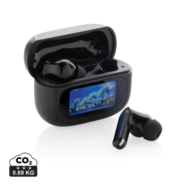 Logotrade corporate gift picture of: Airtune RCS recycled plastic ANC earbuds with touch screen
