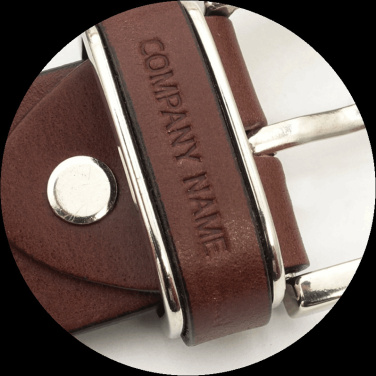Logo trade promotional giveaway photo of: Leather belt 502035000