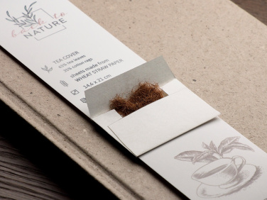 Logo trade promotional giveaways image of: Recycled Tea Notebook 209734000
