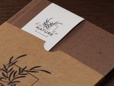 Logo trade promotional merchandise photo of: Recycled Coffee Notebook 209733900