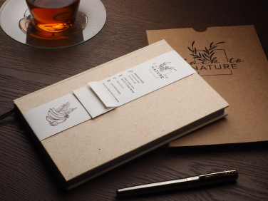 Logotrade promotional item picture of: Recycled Banana Notebook 209734200