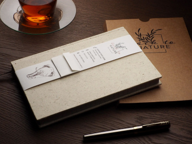 Logotrade promotional giveaway image of: Recycled Elephant Poo Notebook 209734400