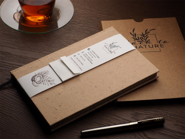 Logo trade promotional merchandise image of: Recycled Coconut Notebook 209734100