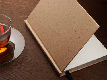 Logo trade business gifts image of: Recycled Coconut Notebook 209734100
