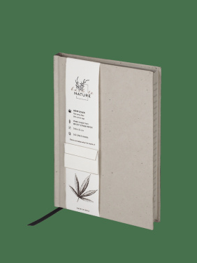 Logotrade promotional giveaway picture of: Recycled Hemp Notebook 209734300