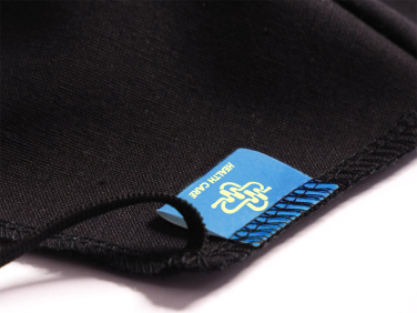 Logotrade business gift image of: BLACK-BLACK cotton face mask 140116500