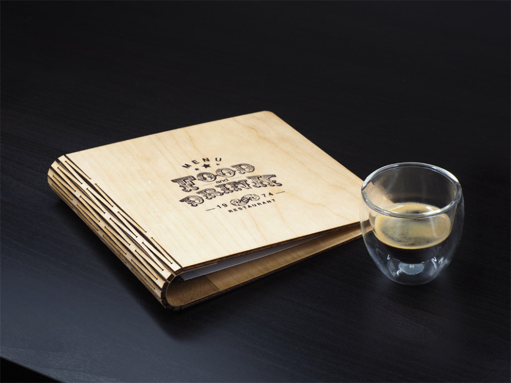Logo trade promotional giveaway photo of: Menu cover 1108121
