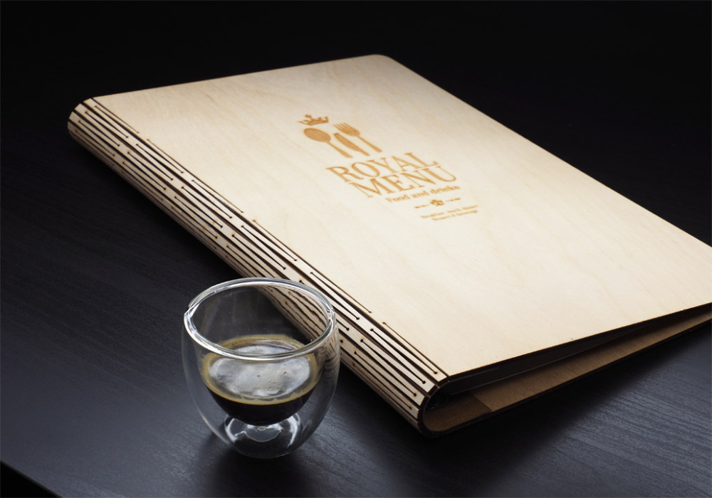 Logo trade promotional items image of: Menu cover 1109121