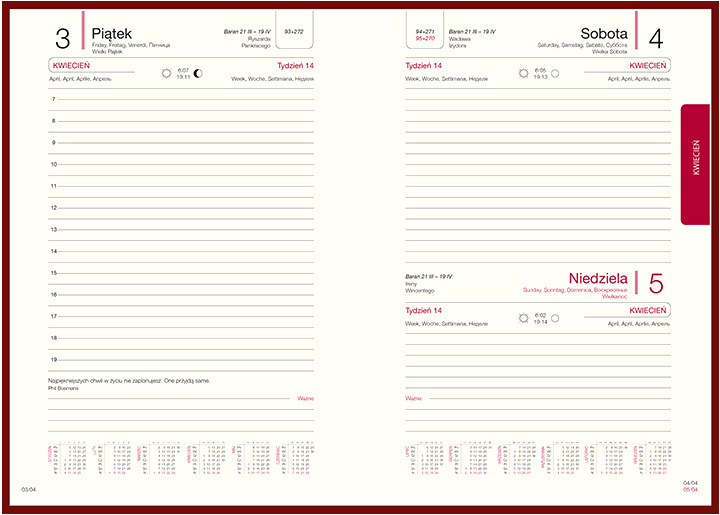 Logotrade corporate gift image of: Calendar 642131