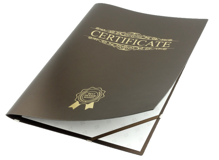 Logo trade promotional merchandise picture of: Certificate cover 152094