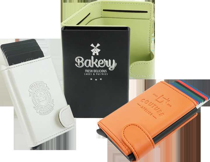 Logo trade promotional giveaway photo of: RFID wallet 618119