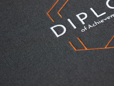 Logo trade promotional giveaways picture of: Certificate cover 1700280