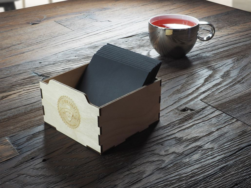 Logotrade promotional merchandise picture of: Coaster box 1206121