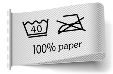 Logo trade corporate gifts image of: Wash paper bag 950106