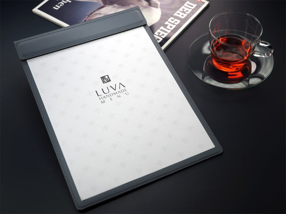 Logo trade promotional giveaways picture of: Menu cover 1241094