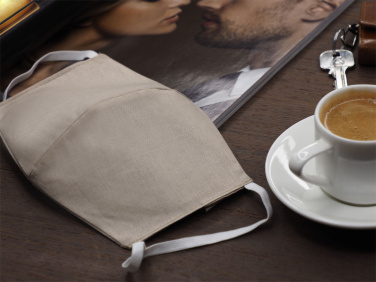 Logotrade promotional gift picture of: VENUS PRO cotton face mask with a pocket an HEPA filter 1378165