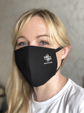 Logo trade advertising products picture of: VENUS PRO cotton face mask with a pocket an HEPA filter 1378165