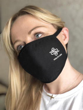Logotrade promotional gifts photo of: MARS PRO cotton mask (size M) with pocket and HEPA filter 1380165