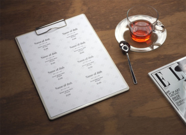 Logo trade promotional giveaway photo of: Clipboard menu 1122119