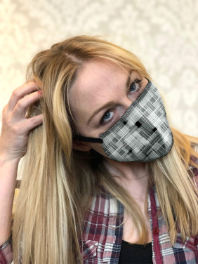 Logo trade promotional gift photo of: ZEFIR cotton face mask 1400165
