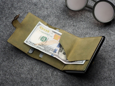 Logotrade corporate gift image of: RFID wallet - Hunter Leather 2109284