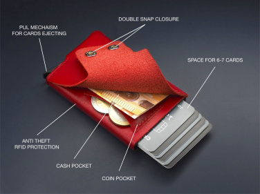Logo trade promotional giveaways picture of: RFID wallet 545131