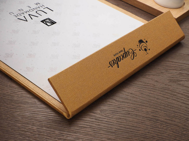 Logo trade promotional merchandise image of: Menu cover 1241280