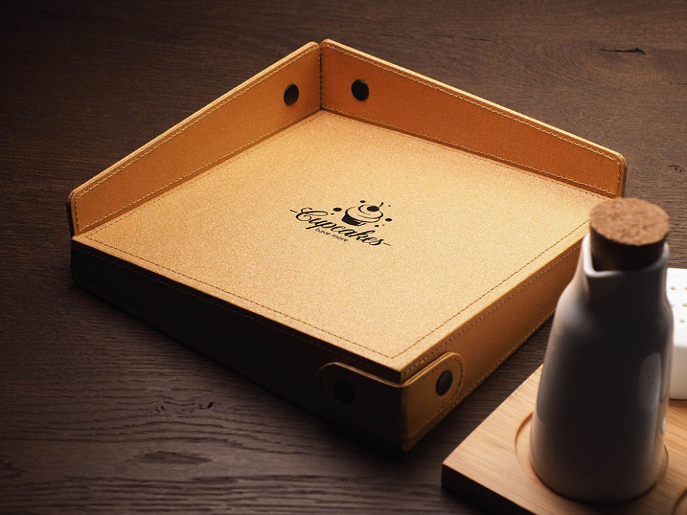 Logo trade promotional merchandise picture of: Napkin box 1662280