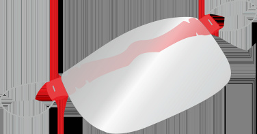 Logotrade promotional items photo of: HESTIA clear face shield-mask for mouth and nose 1452162