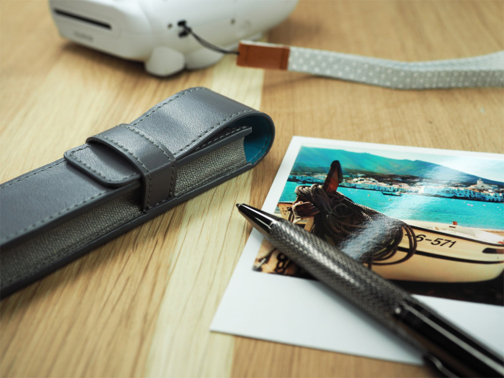 Logo trade promotional items image of: Pen case 1221119