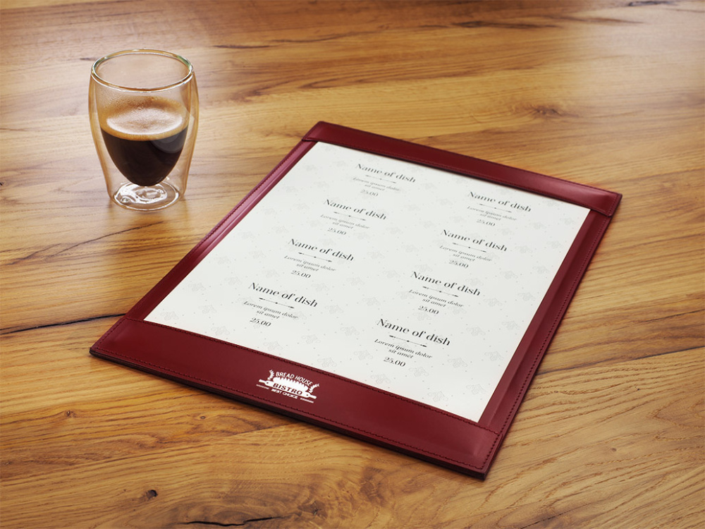 Logotrade promotional item image of: Menu pad 1025094