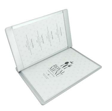 Logo trade promotional giveaways image of: Menu cover 1087119