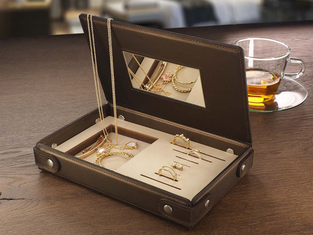 Logo trade promotional merchandise photo of: Jewellery box 1674094