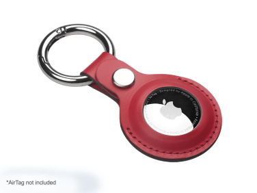 Logo trade promotional items image of: Keyring with holder for AirTag 1914094