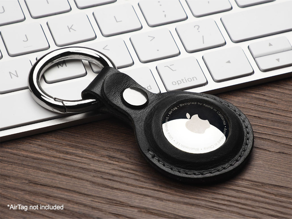 Logotrade promotional product picture of: Keyring with holder for AirTag 1914141