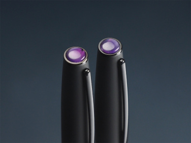 Logo trade promotional item photo of: Amethyst Pen set  1288036