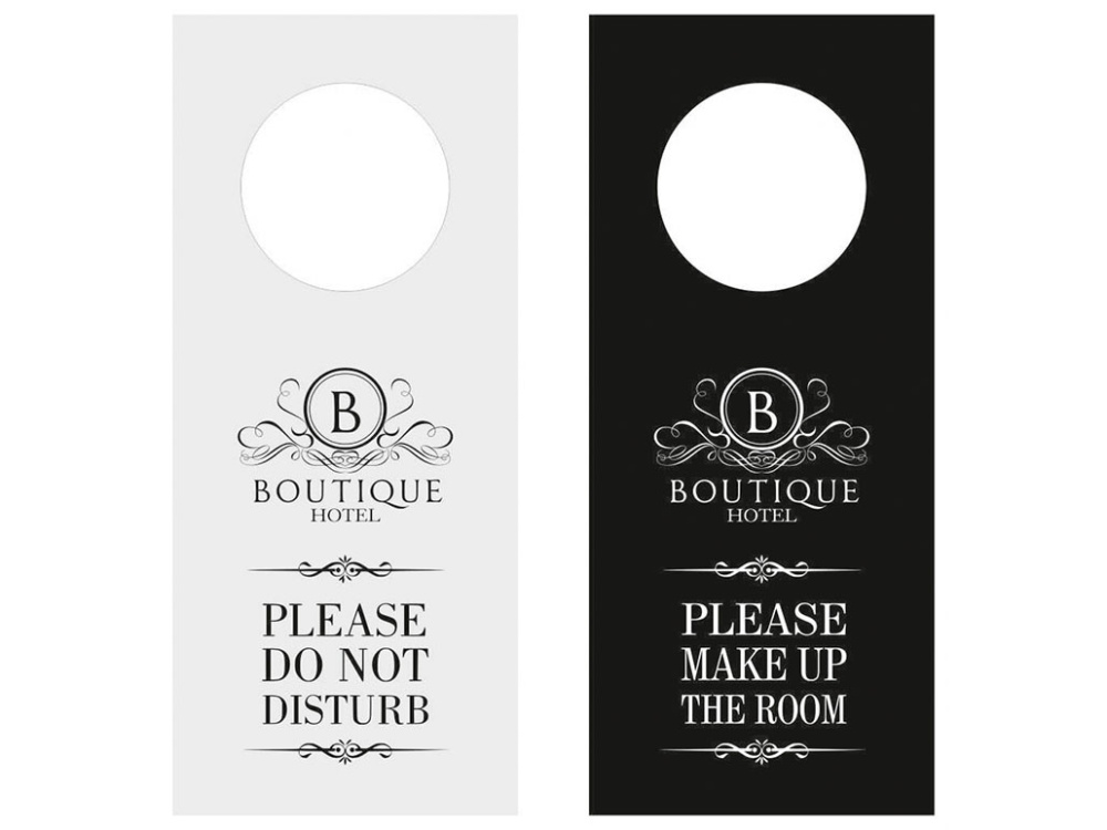 Logo trade advertising products image of: DND door sign 1007117
