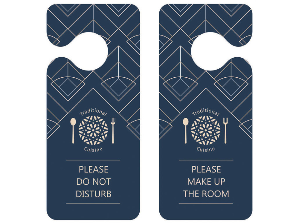 Logo trade corporate gifts image of: DND door sign 1159117