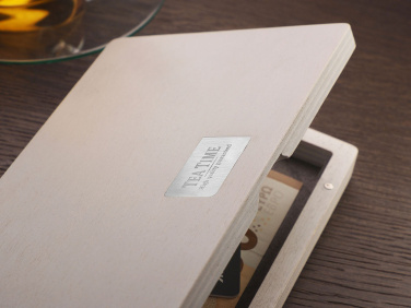 Logo trade promotional merchandise photo of: Wooden bill box 1816121
